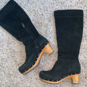 UGG Heeled Black Boots